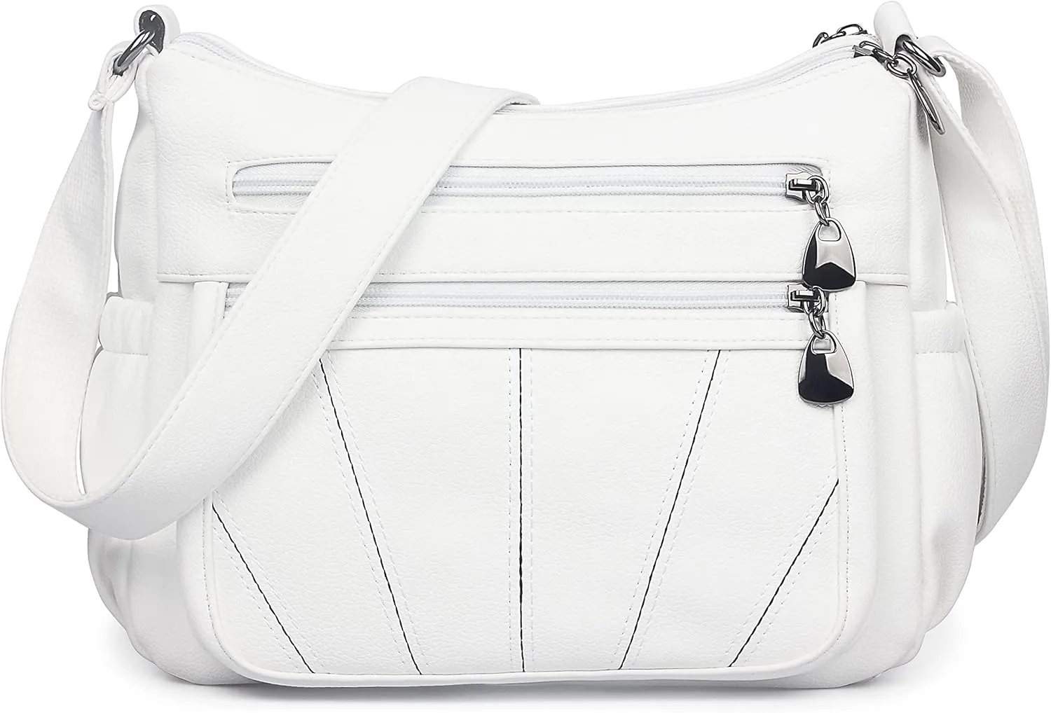 Crossbody Purse for Women Ladies Soft PU Leather Shoulder Bag Medium Roomy Handbag Fashion Tote Top Handle Satchel