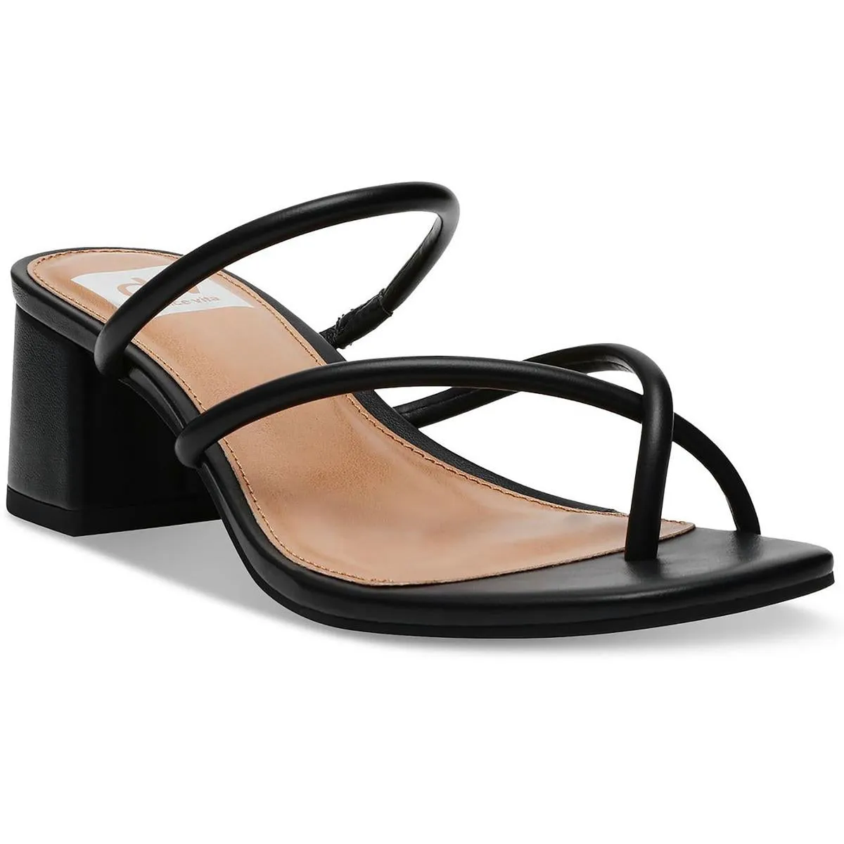 Dolce Vita Womens Lumena Strappy Slip On Strappy Sandals
