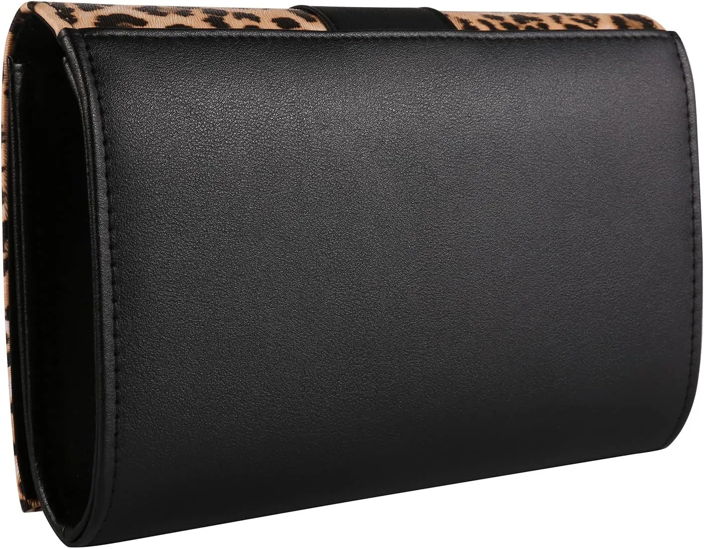 eBigValue Leather Women's Clutches Elegant Evening Bag Handbag for Women Ladies Chain Crossbody Shoulder Bag