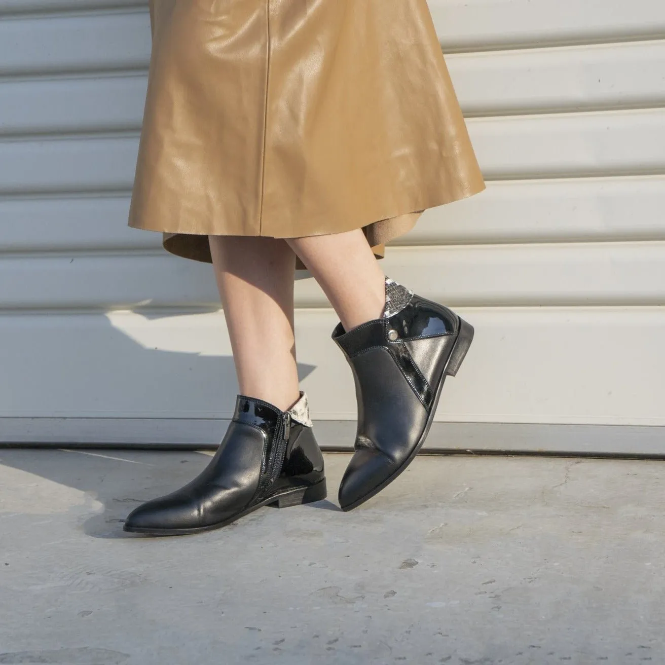 Elaine black boot
