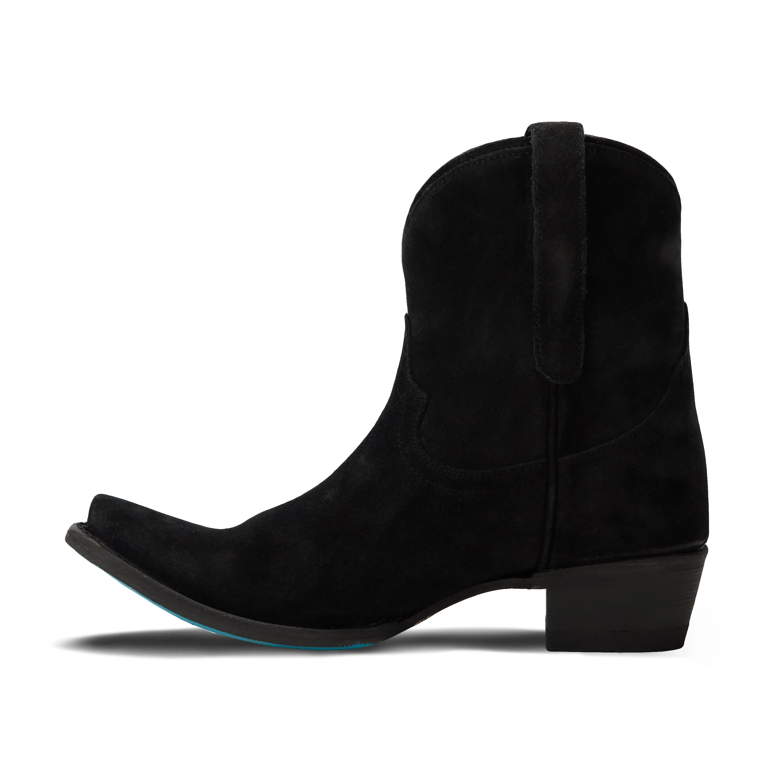 Emma Jane Bootie - Soft Black Suede