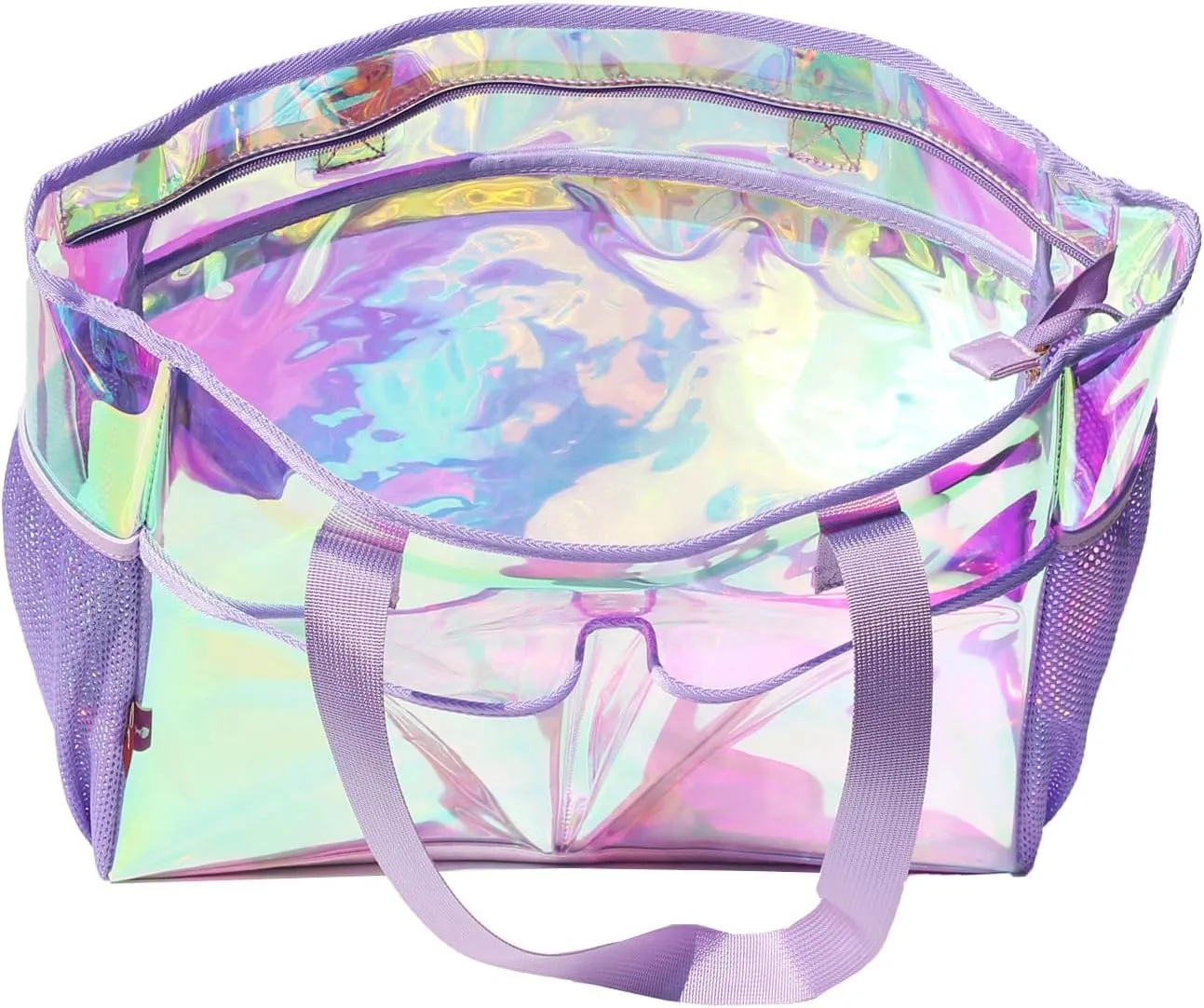 ESVAN Clear Tote bags Stadium Approved Security Travel Gym See Through Bags for Work Sports Concerts Travel Beach