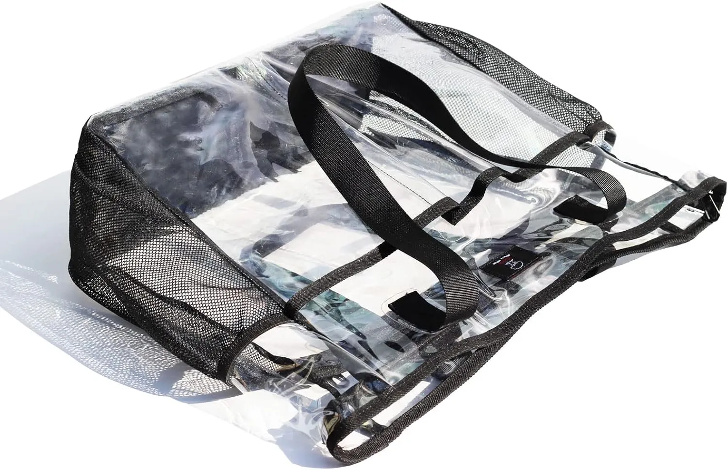 ESVAN Clear Tote bags Stadium Approved Security Travel Gym See Through Bags for Work Sports Concerts Travel Beach