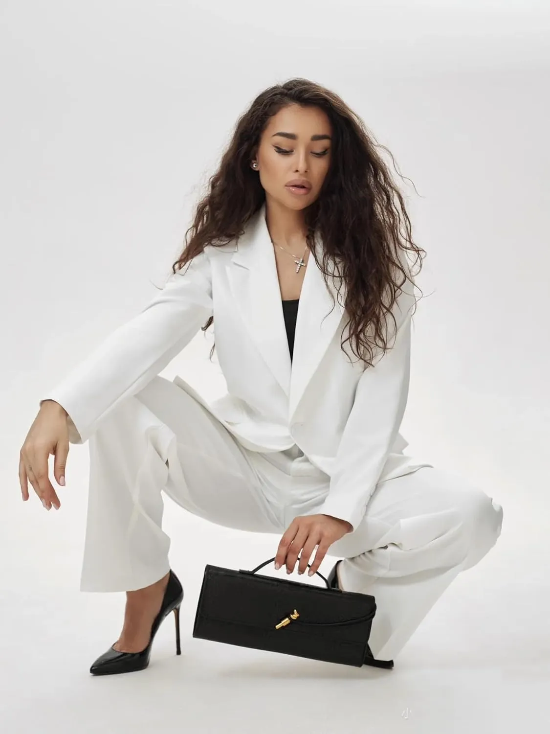 Evening Bags and Clutches PU Leather Trendy Cute Clutch Purses for Women Shoulder Handbag Underarm Satchels