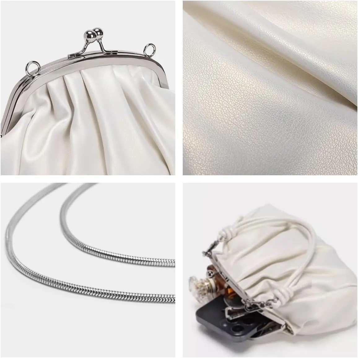 Evening Bags and Clutches Y2k Purse Small Purses for Women Trendy Cute Crossbody Bags Shoulder Bags