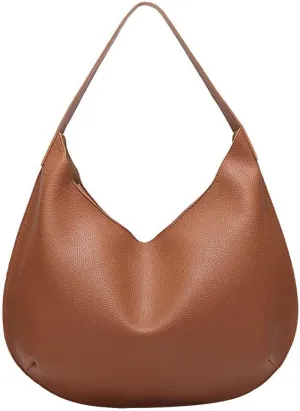 Fashion Soft Litchi Stria Pattern PU Leather Shoulder Bags Large Purse Women Tote Handbags