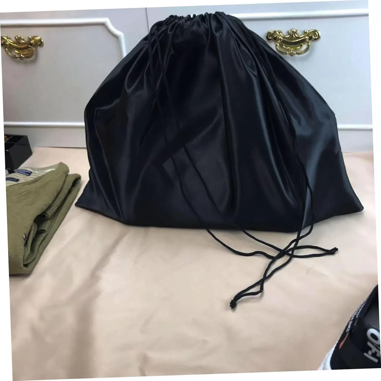 Fashionable Storage Pouch for Household Toy Quilt Heavy Duty Dustproof Drawstring Bag