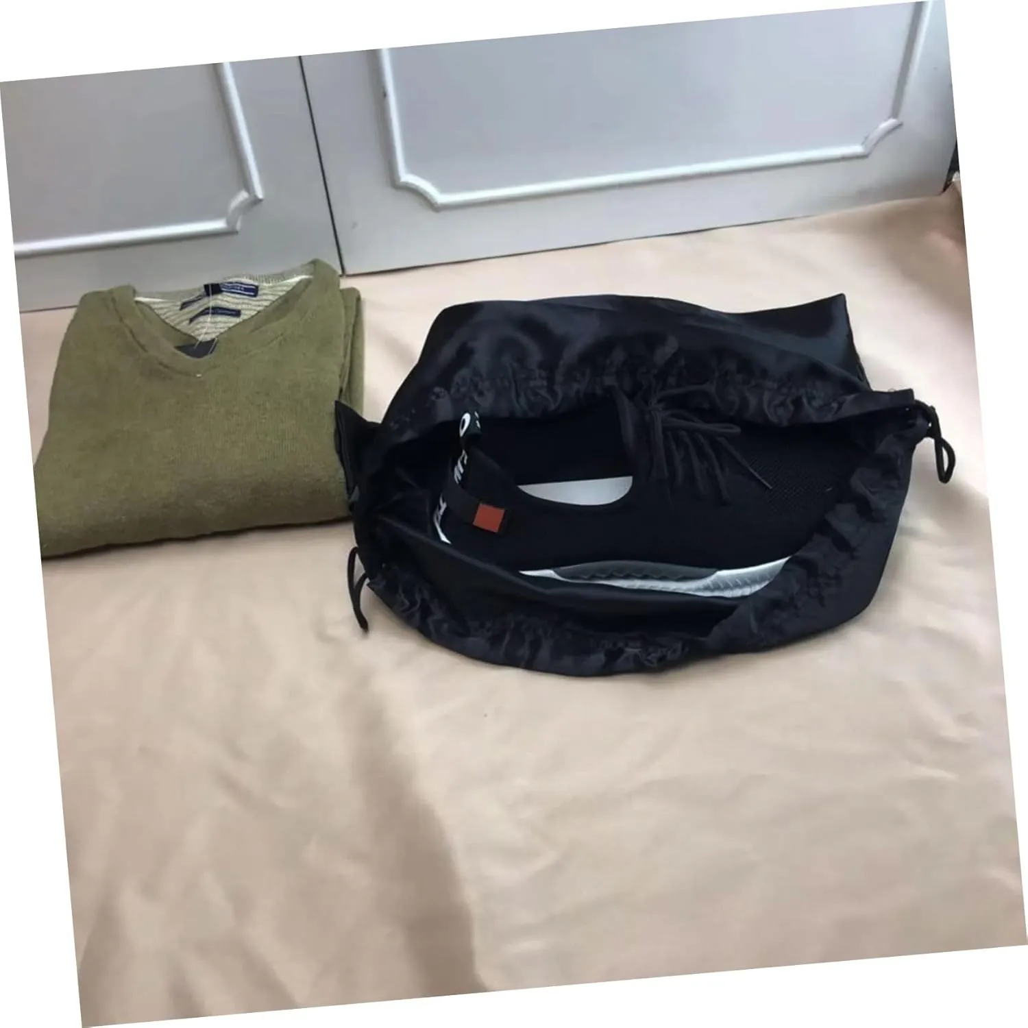 Fashionable Storage Pouch for Household Toy Quilt Heavy Duty Dustproof Drawstring Bag