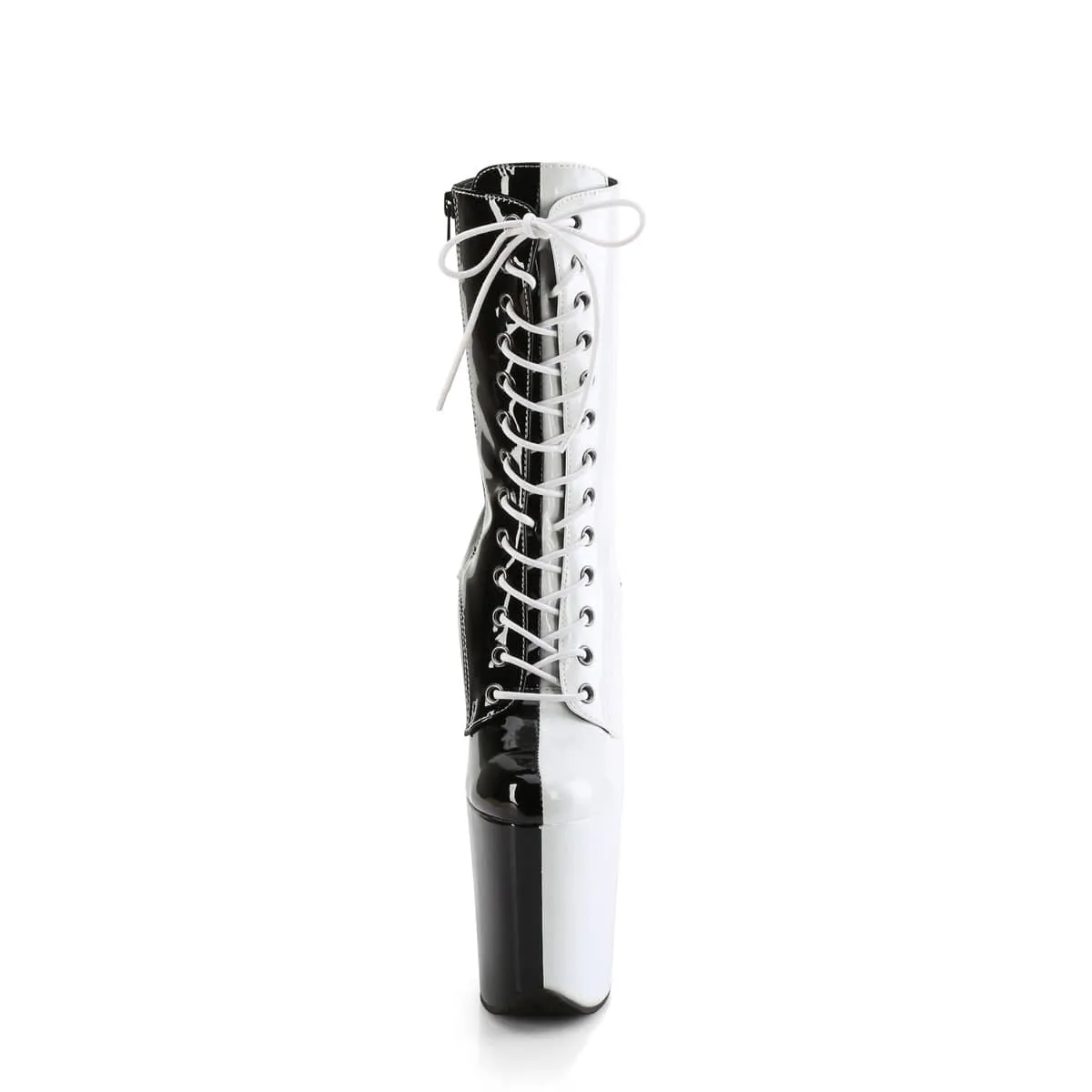 FLAMINGO-1040TT Two Tone Lace-Up Ankle Boot