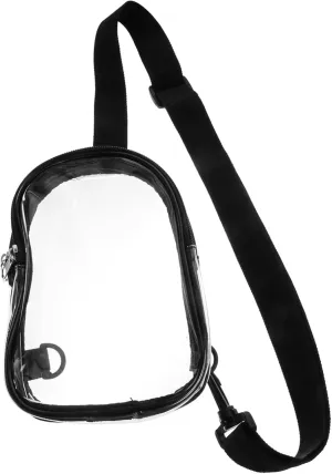 GALPADA Pvc Travel Pouch for Women Extra Large Fanny Pack Bag Stadium Function Cross Bag for Concert
