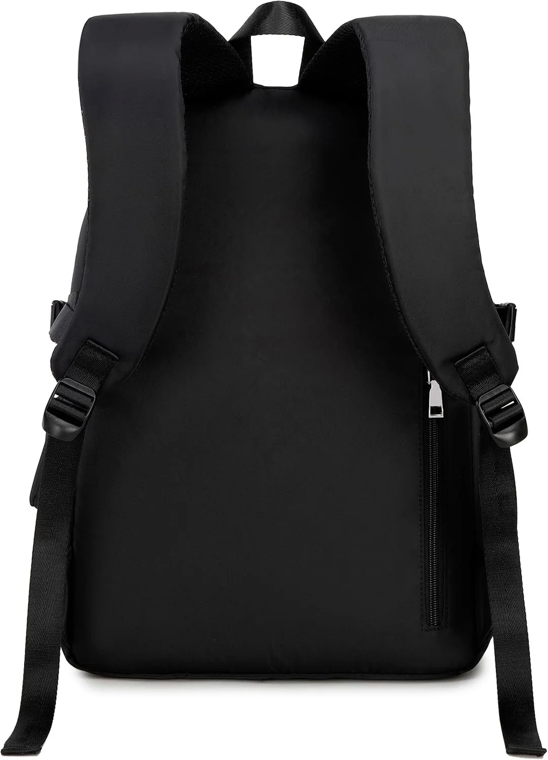 Girl Roomy Fashion Laptop Backpack Set Casual Daypack Set for Women Black