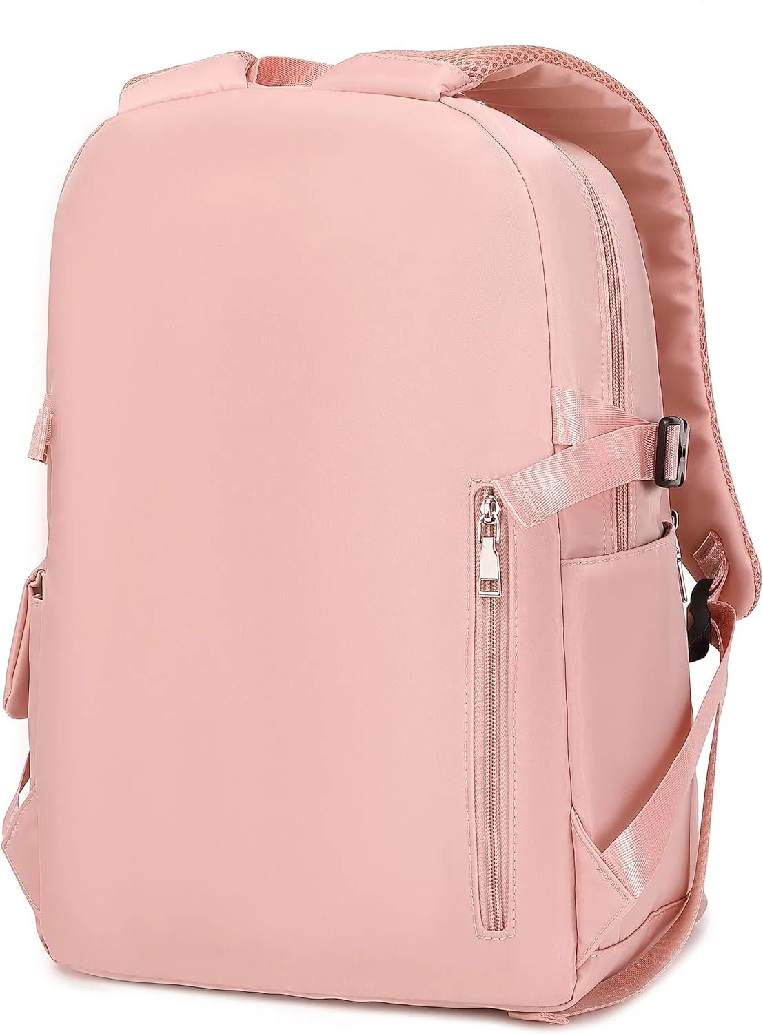 Girl Roomy Fashion Laptop Backpack Set Casual Daypack Set for Women Pink