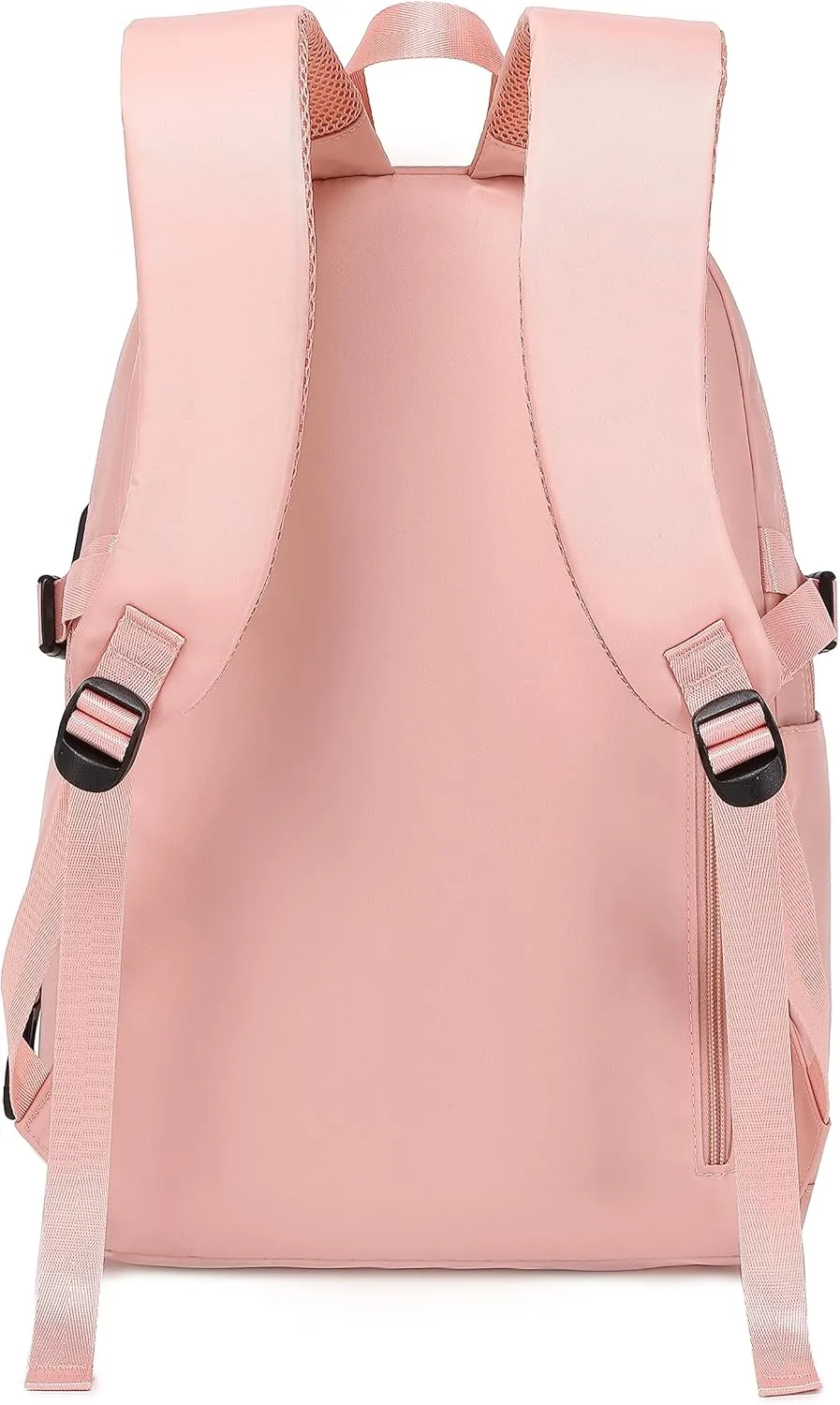Girl Roomy Fashion Laptop Backpack Set Casual Daypack Set for Women Pink