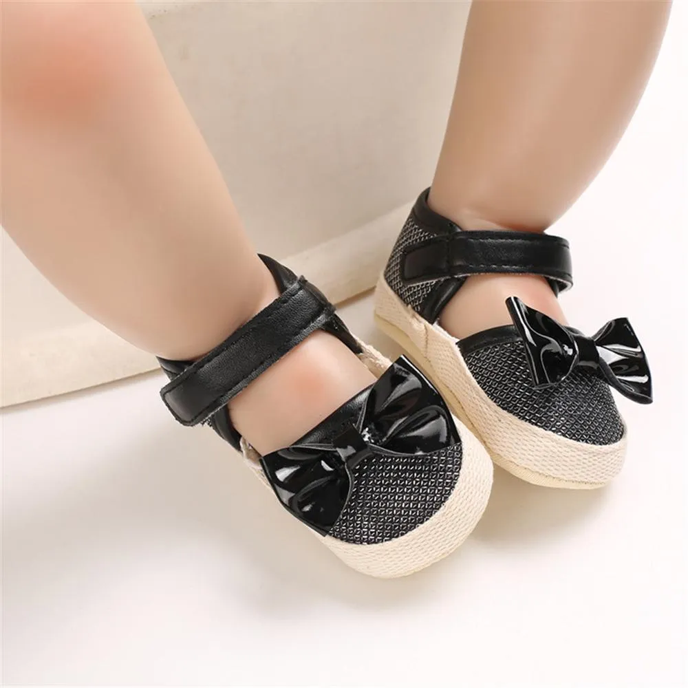 Girls Magic Tape Bow Decor Sandals Girls Shoes Wholesale
