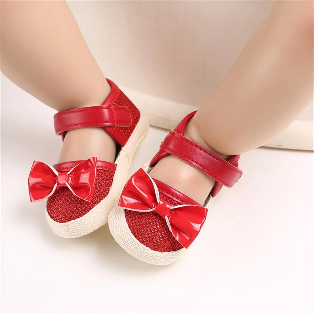 Girls Magic Tape Bow Decor Sandals Girls Shoes Wholesale