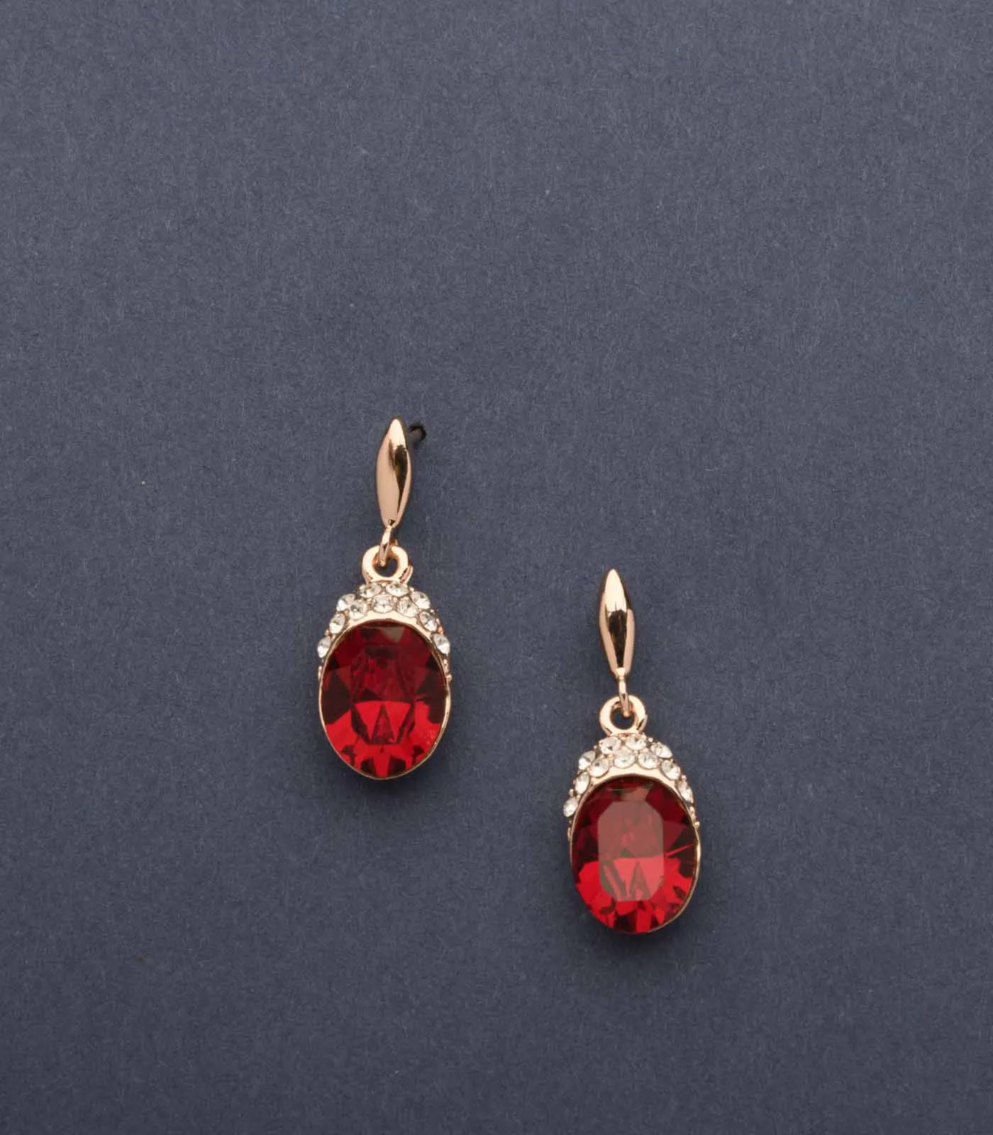 Glamorous Red Dots Tops (Brass)
