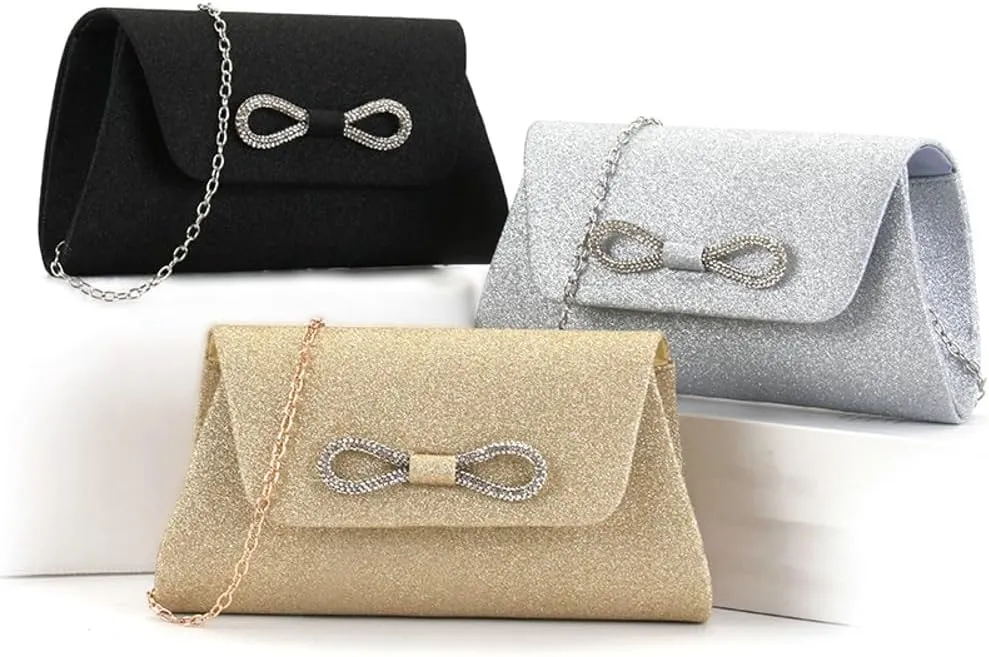 Glitter Clutch Evening Purses for Women Shoulder Handbag Designer Prom Envelope Clutches For Party Wedding 2025