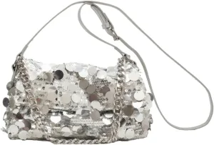 Glitter Sequin Evening Purse for Women Trendy Y2K Shoulder Bag Sparkly Flap Underarm Handbag Prom Party Clutches