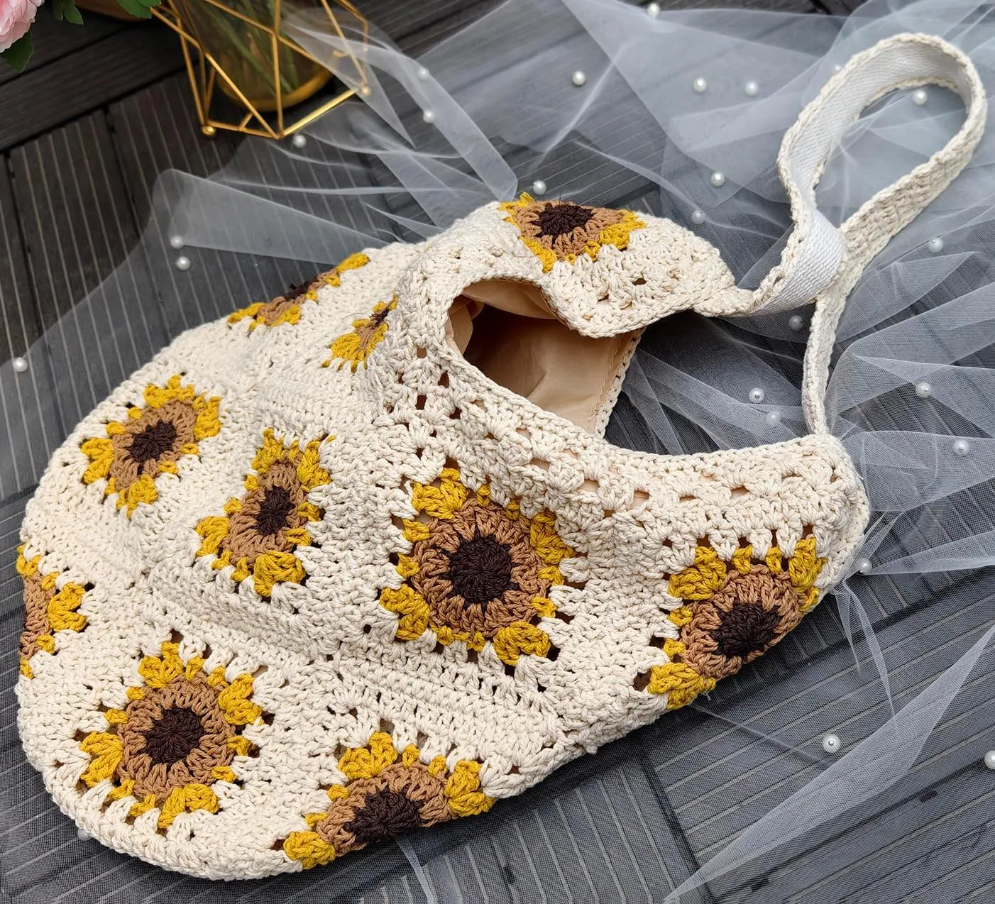 Hand-woven Soft Large Straw Shoulder Bag Retro Boho Tote Bags Summer Beach Bag Rattan Handbag