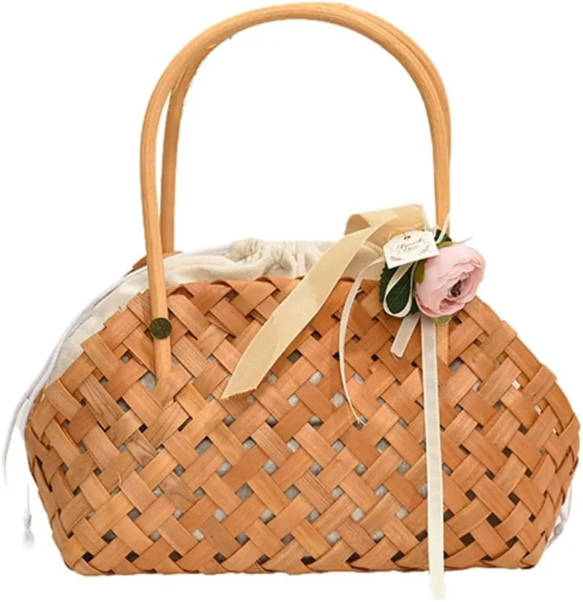 Handmade Woven Straw Bags for Women Fashion Handbags for Women Clutch and Purse for Wedding Party Travel Holiday 2024