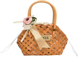 Handmade Woven Straw Bags for Women Fashion Handbags for Women Clutch and Purse for Wedding Party Travel Holiday 2024