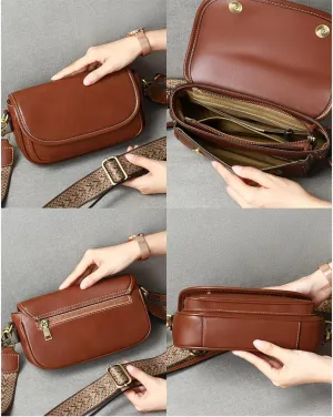 HESHE Genuine Leather Shoulder Bags for Women Soft Ladies Hobo Purses Satchel Handbags Travel Satchel Bag for Everyday