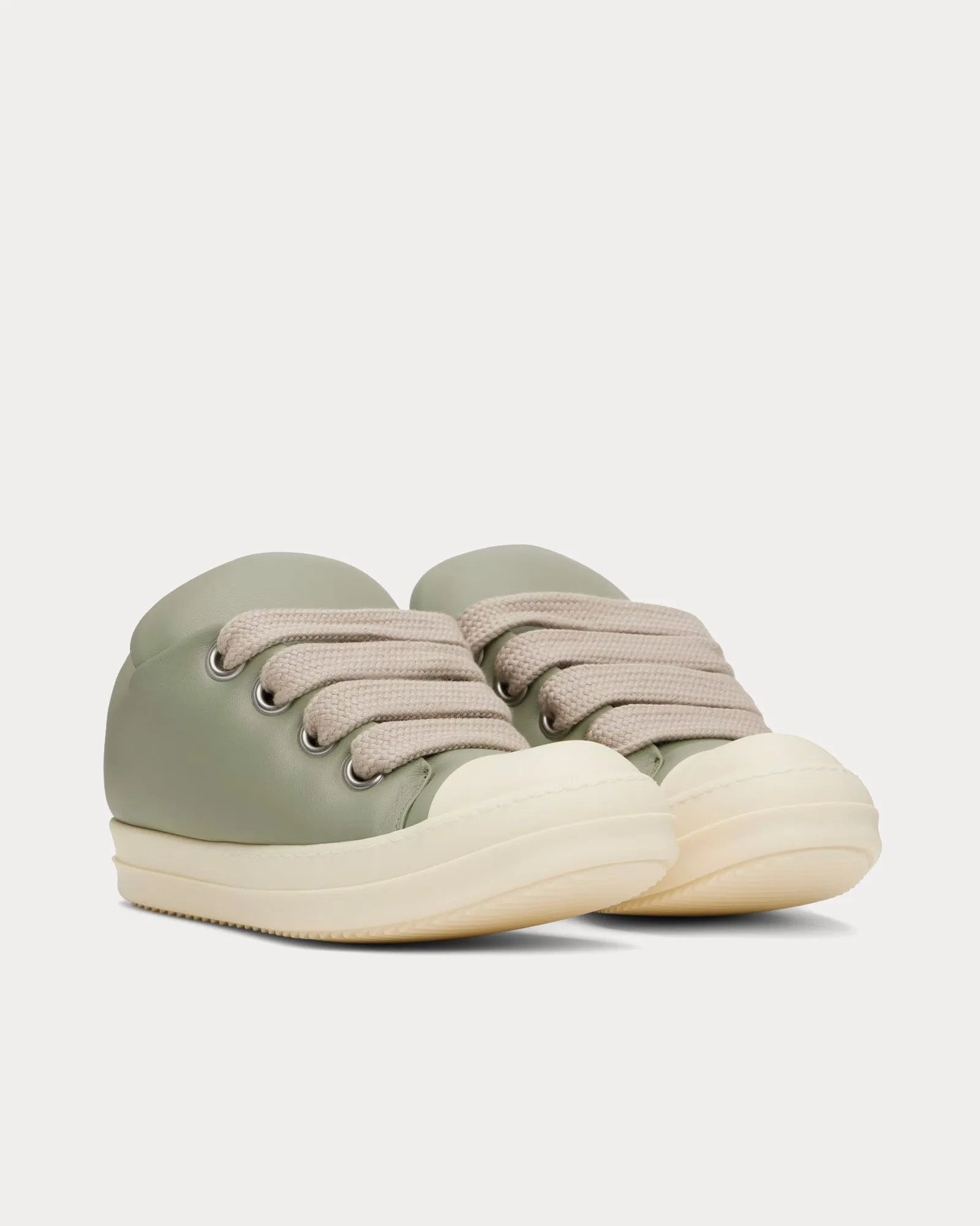 Hollywood Jumbolace Sneaks Leather Celadon / Milk / Milk Low Top Sneakers