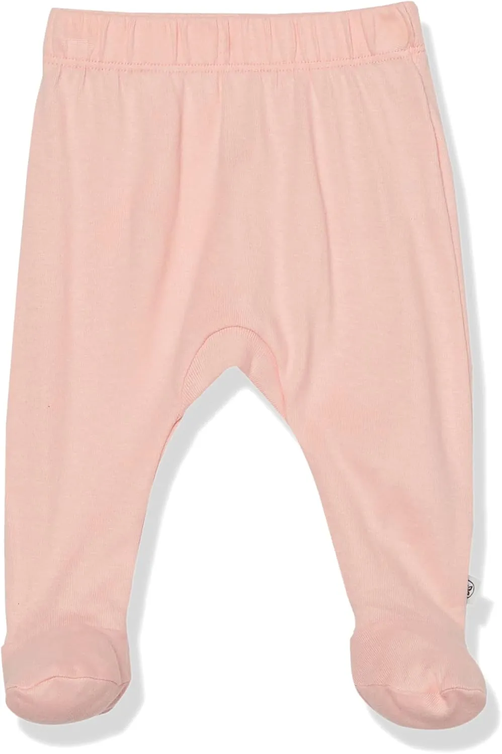HonestBaby 3-Pack Footed Pants Roomy Fit Pull on Bottoms 100% Organic Cotton for Infant Baby Boys, Girls, Unisex