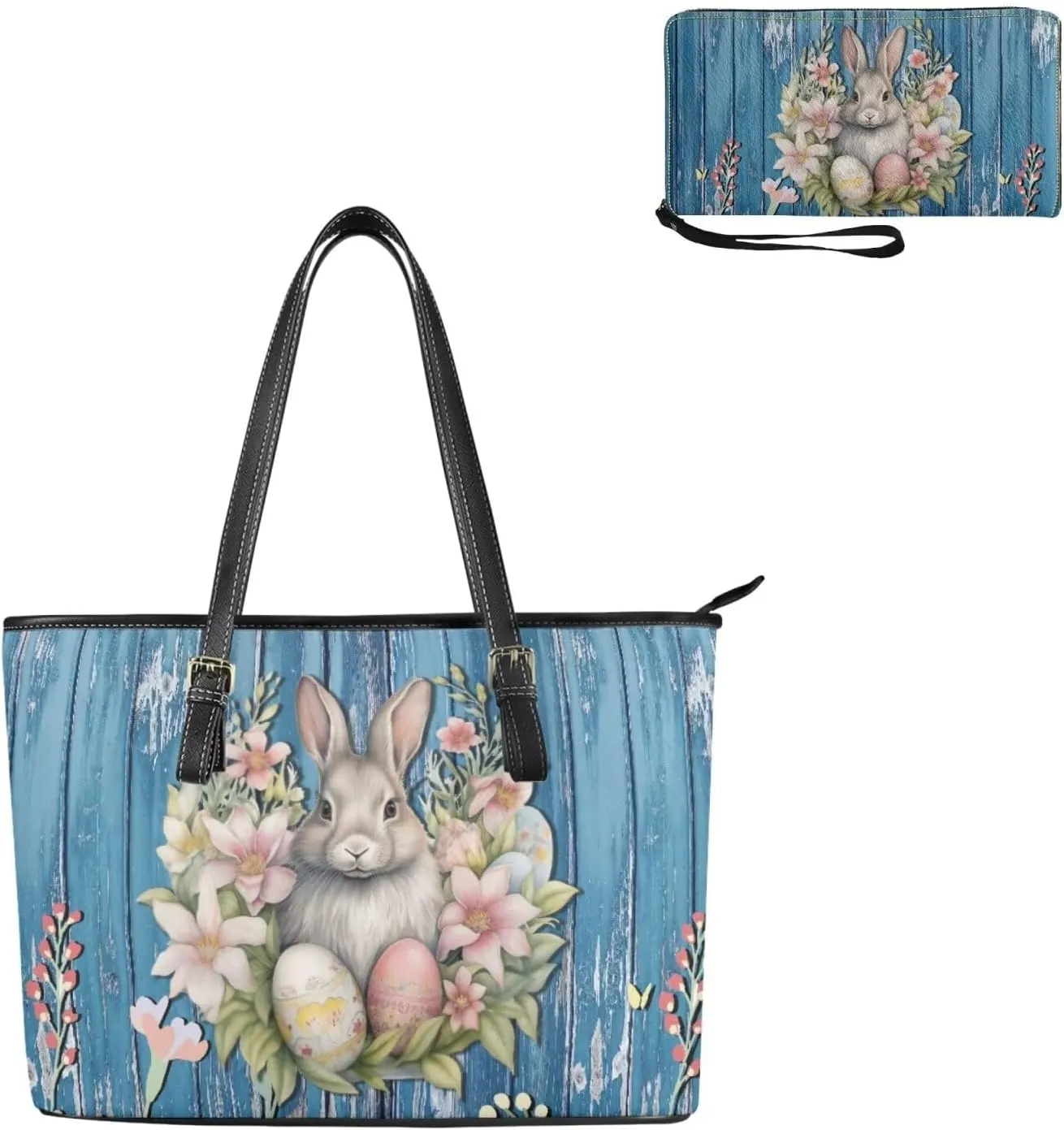 HUGS IDEA Leather Handbags for Women Soft Shoulder Tote Purses Bucket Bags Laptop Bag