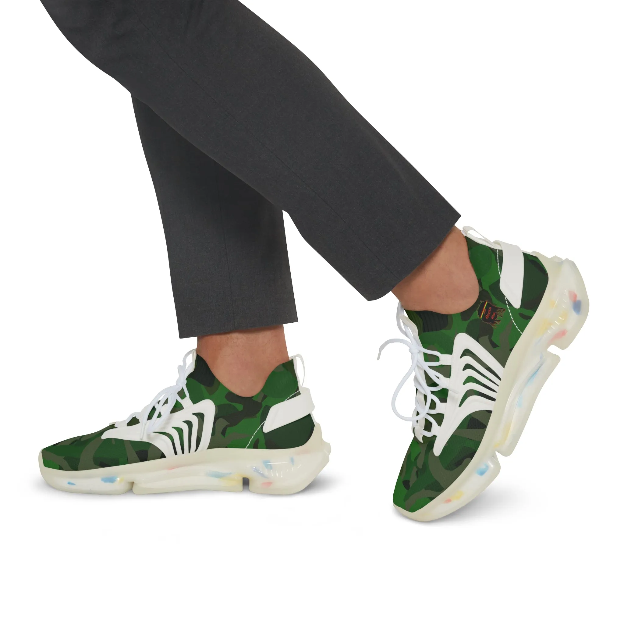 JRW Men's Camo Mesh Sneakers