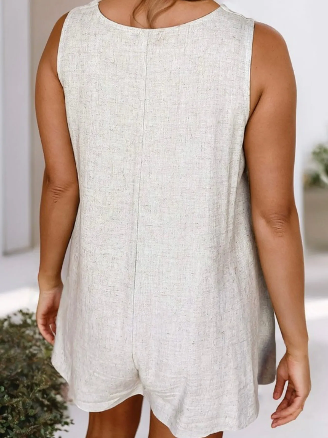 Just Beigey Romper