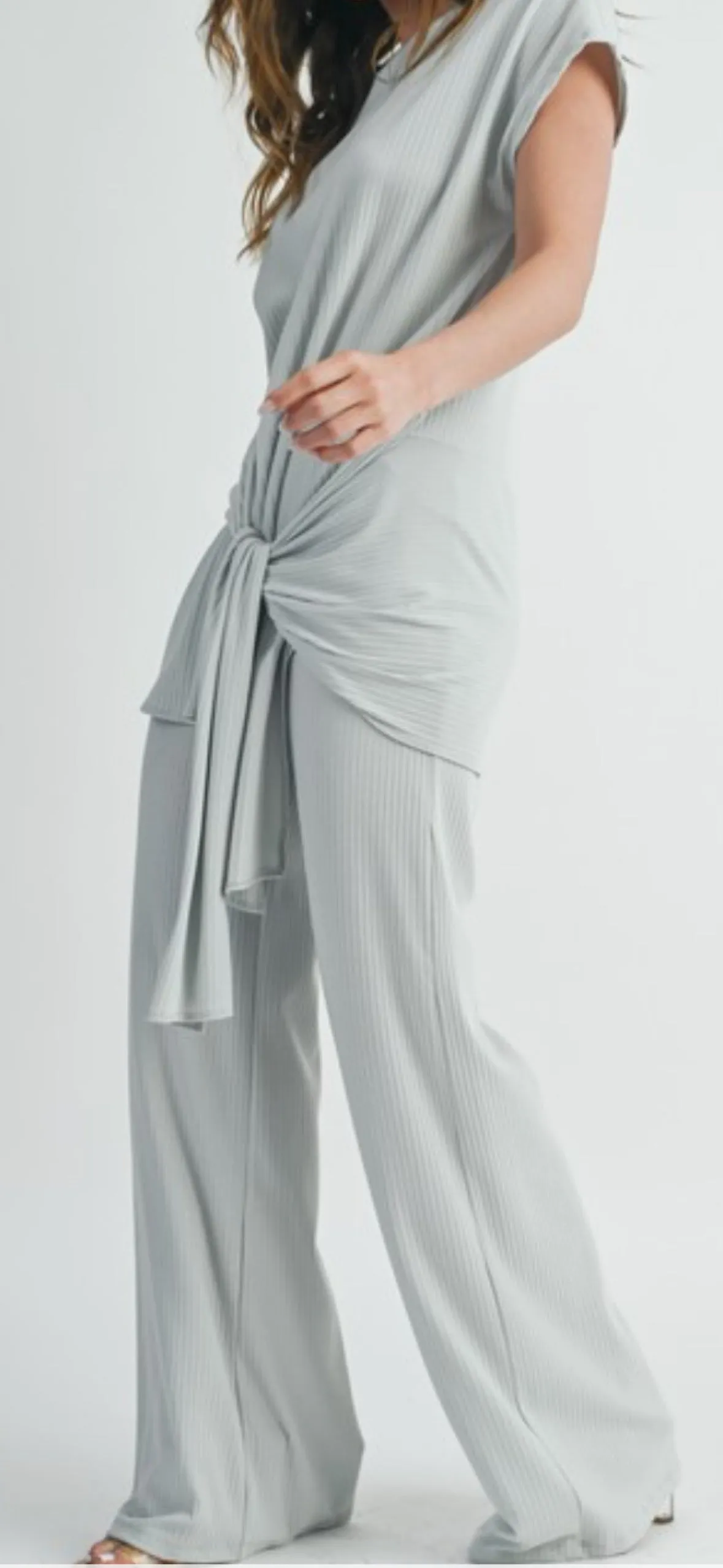 Katy Comfort Tie Up Pants set