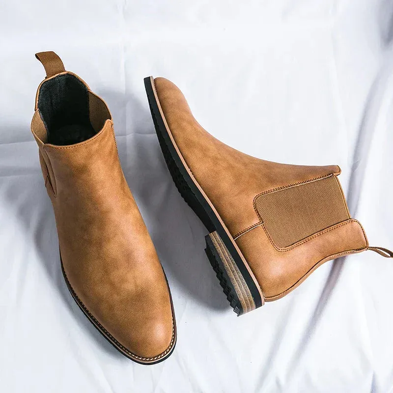 Kayden | Classic Leather Chelsea Boots
