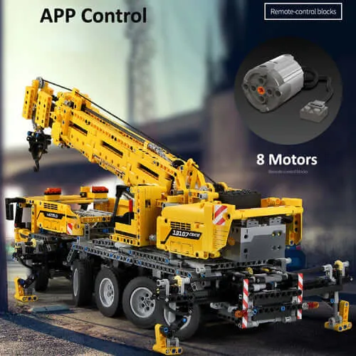 Kidstoylover: Mould King Remote Control Ladder Truck Toy