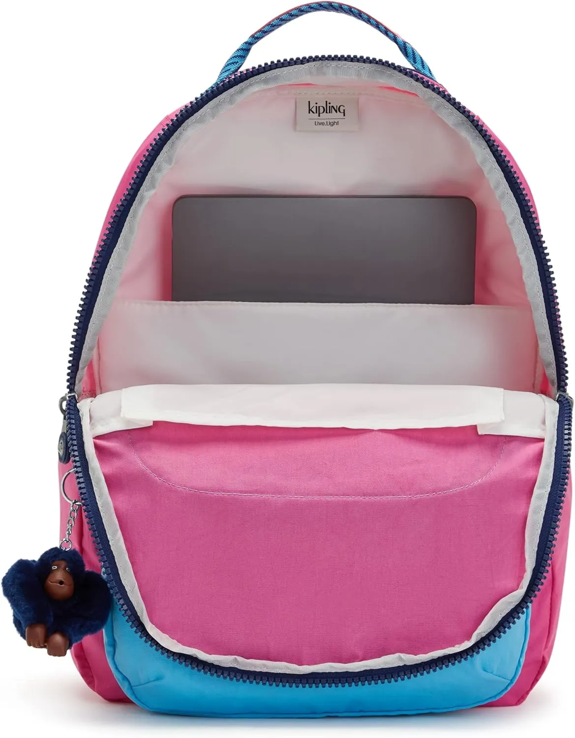 Kipling Women's Seoul 15 Laptop Backpack, Durable, Roomy with Padded Shoulder Straps, Nylon Bag