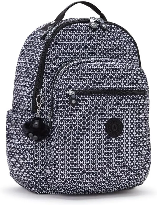 Kipling Women's Seoul 15" Laptop Backpack, Durable, Roomy with Padded Shoulder Straps, Built-In Protective Sleeve