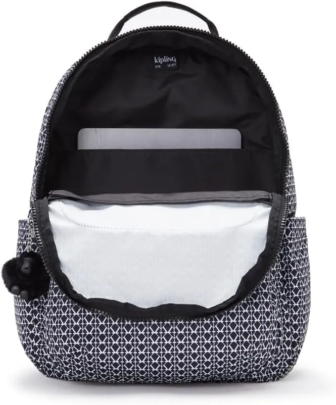 Kipling Women's Seoul 15" Laptop Backpack, Durable, Roomy with Padded Shoulder Straps, Built-In Protective Sleeve