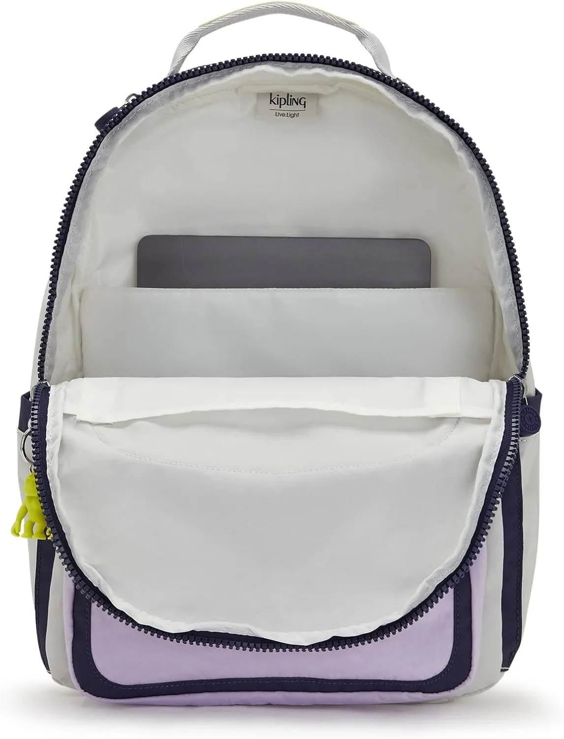 Kipling Women's Seoul 15" Laptop Backpack, Durable, Roomy with Padded Shoulder Straps, Built-In Protective Sleeve