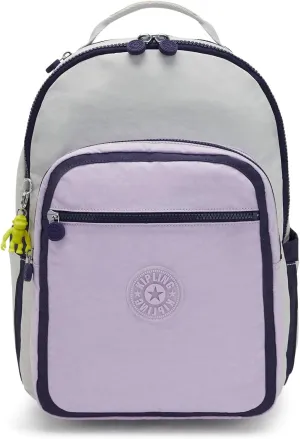 Kipling Women's Seoul 15" Laptop Backpack, Durable, Roomy with Padded Shoulder Straps, Built-In Protective Sleeve