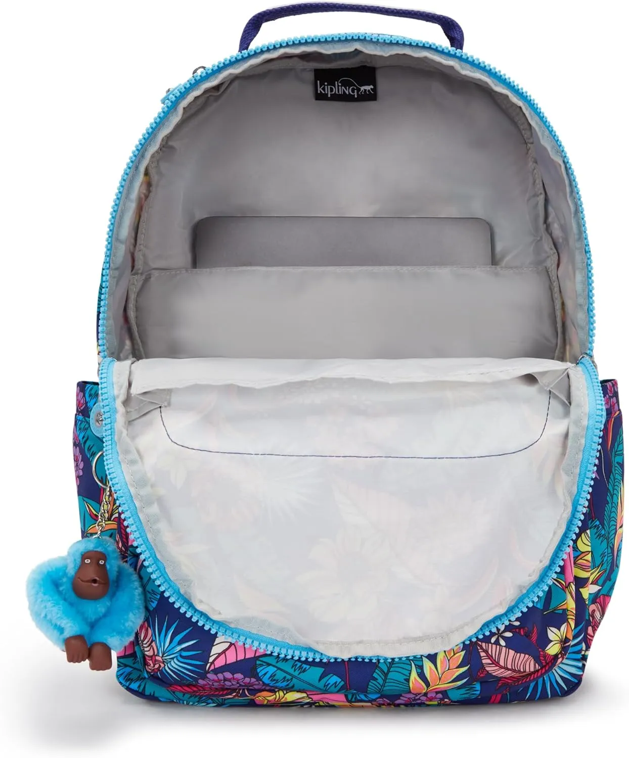 Kipling Women's Seoul 15" Laptop Backpack, Durable, Roomy with Padded Shoulder Straps, Built-In Protective Sleeve