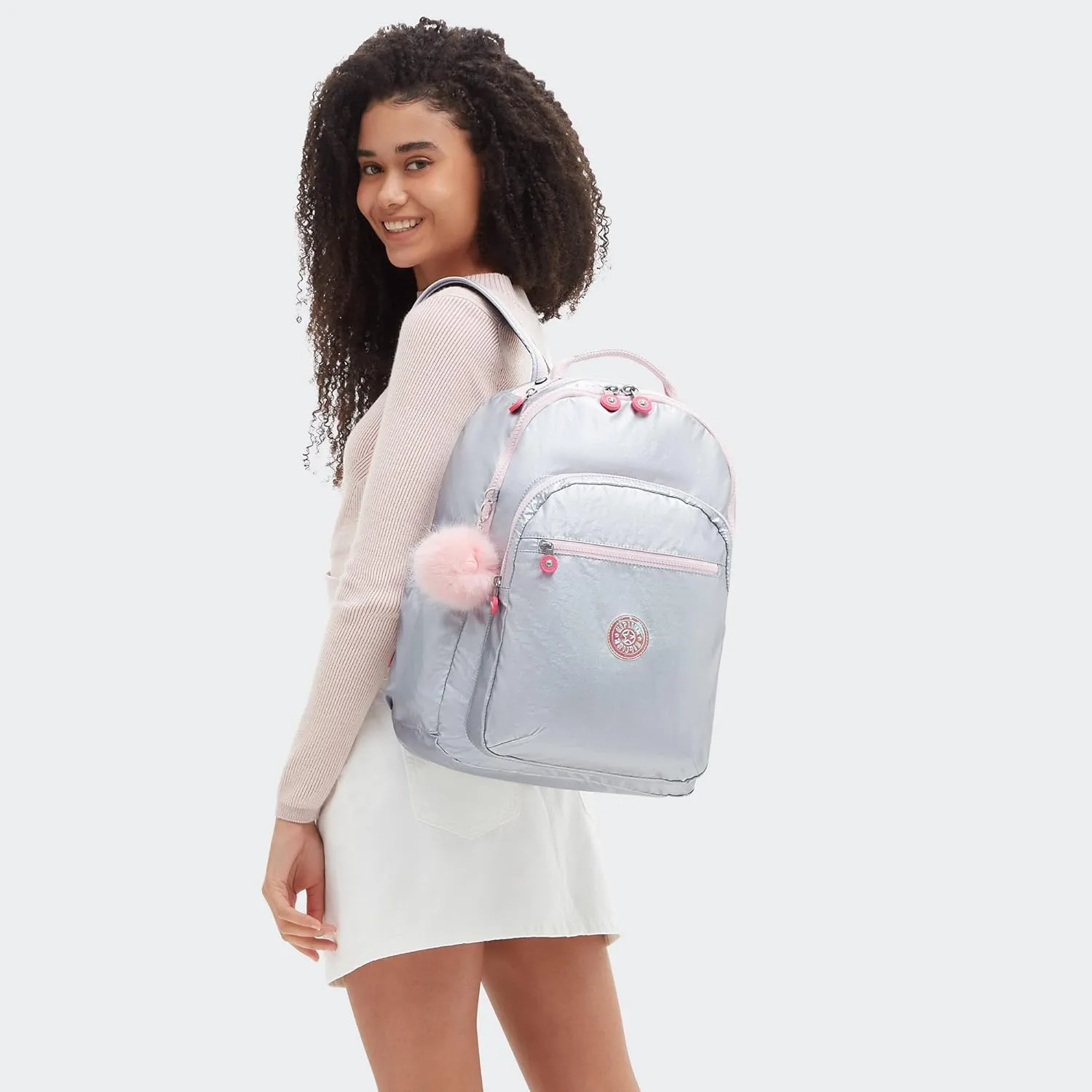 Kipling Women's Seoul 15" Laptop Backpack, Durable, Roomy with Padded Shoulder Straps, Built-In Protective Sleeve