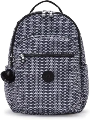Kipling Women's Seoul 15" Laptop Backpack, Durable, Roomy with Padded Shoulder Straps, Built-In Protective Sleeve