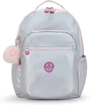 Kipling Women's Seoul 15" Laptop Backpack, Durable, Roomy with Padded Shoulder Straps, Built-In Protective Sleeve