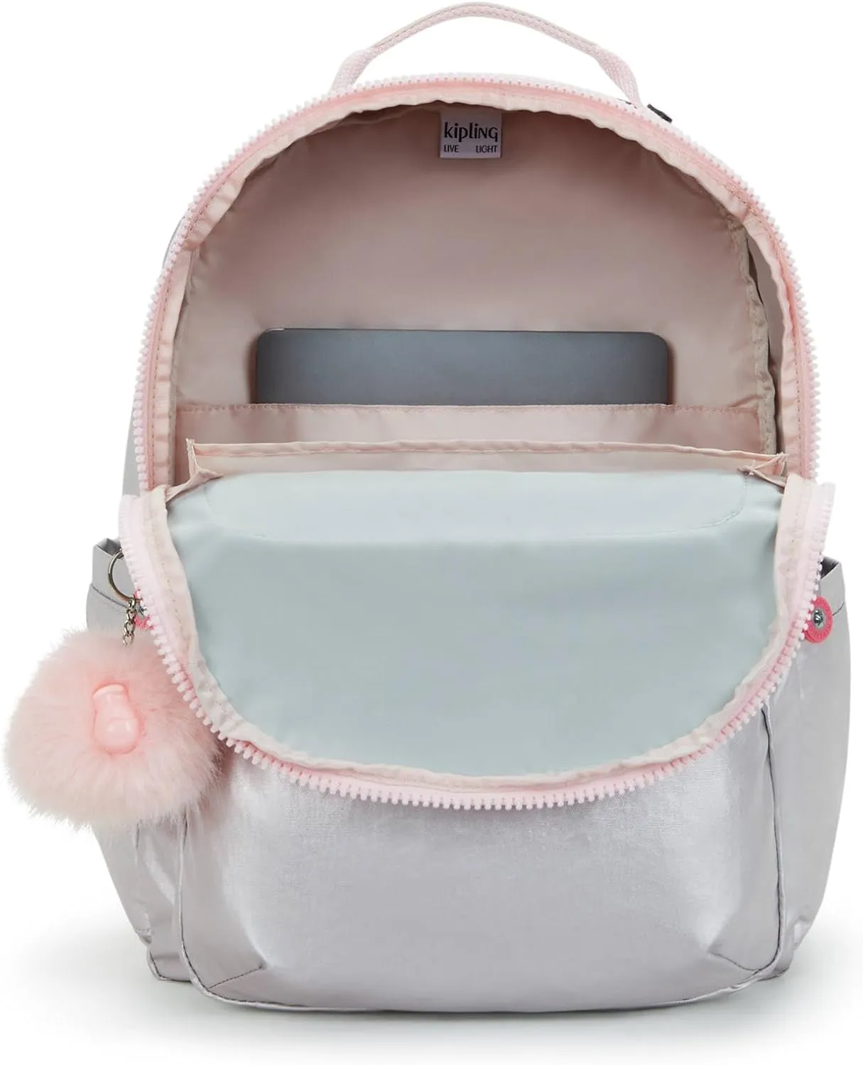 Kipling Women's Seoul 15" Laptop Backpack, Durable, Roomy with Padded Shoulder Straps, Built-In Protective Sleeve