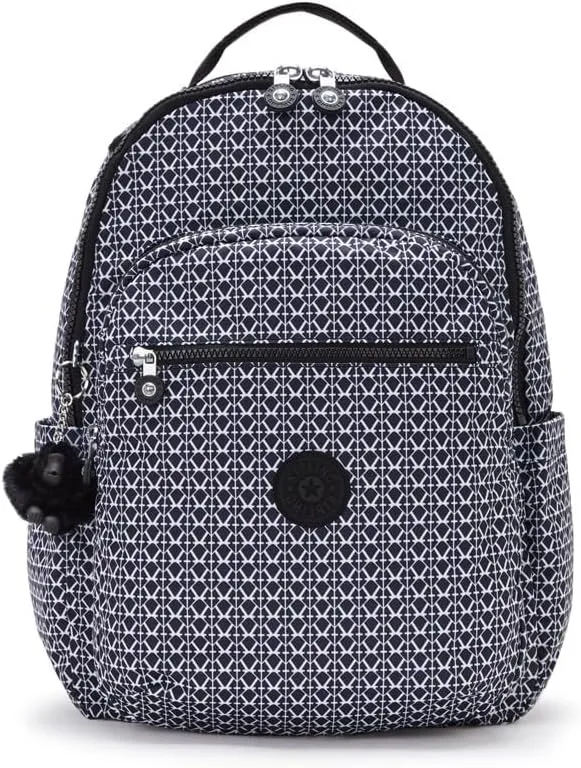 Kipling Women's Seoul 15" Laptop Backpack, Durable, Roomy with Padded Shoulder Straps, Built-In Protective Sleeve