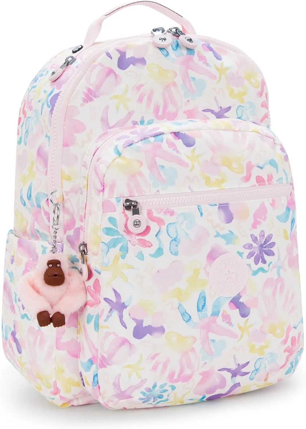 Kipling Women's Seoul Bts Prt 15" Laptop Backpack, Durable, Roomy with Padded Shoulder Straps, Built-In Protective Sleeve