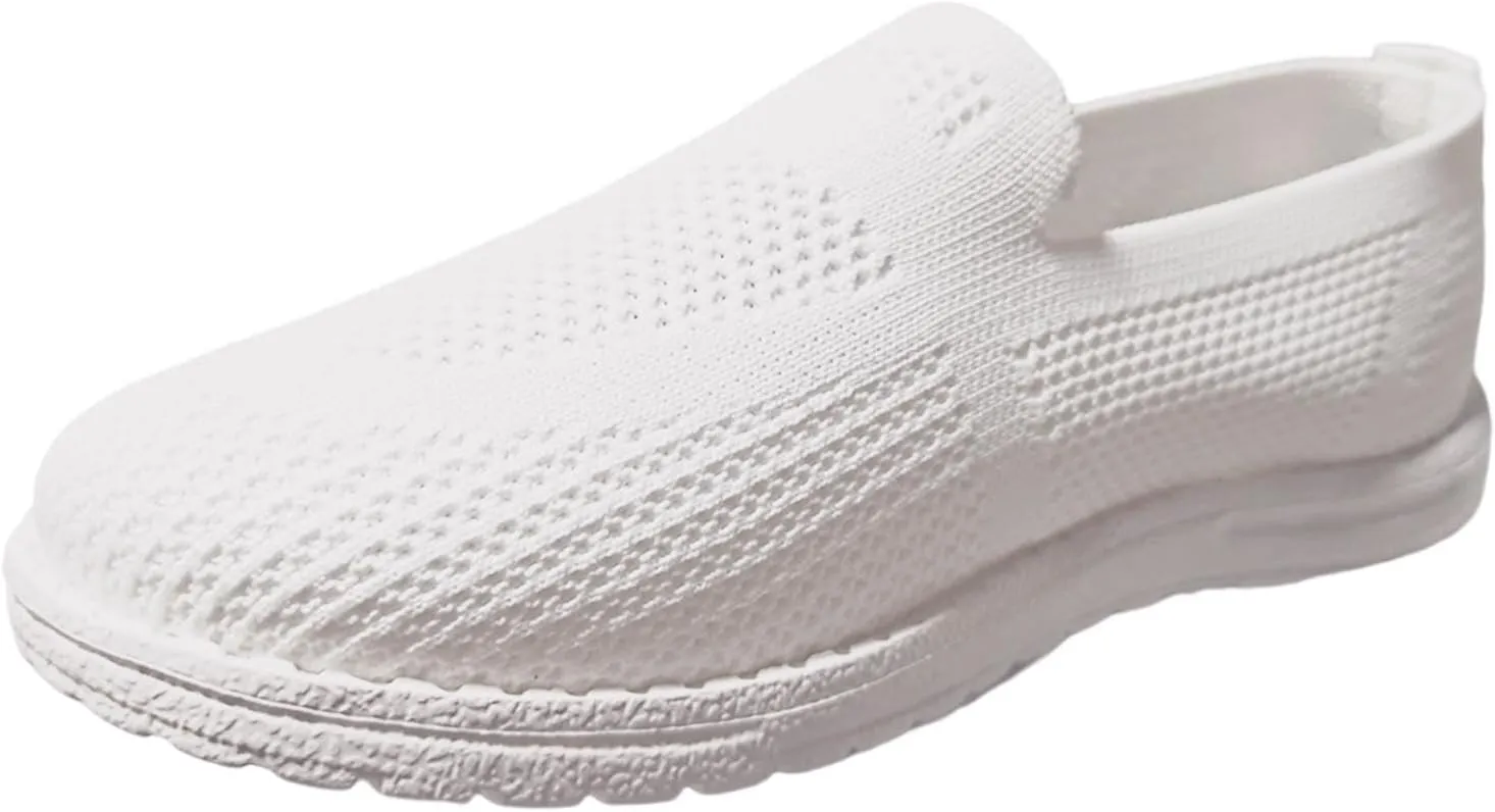 Ladies Flyweaving Mesh Sports Casual Socks Shoes Breathable Plus Size Lightweight Running Women's Air 1 Low Casual Shoes Mesh