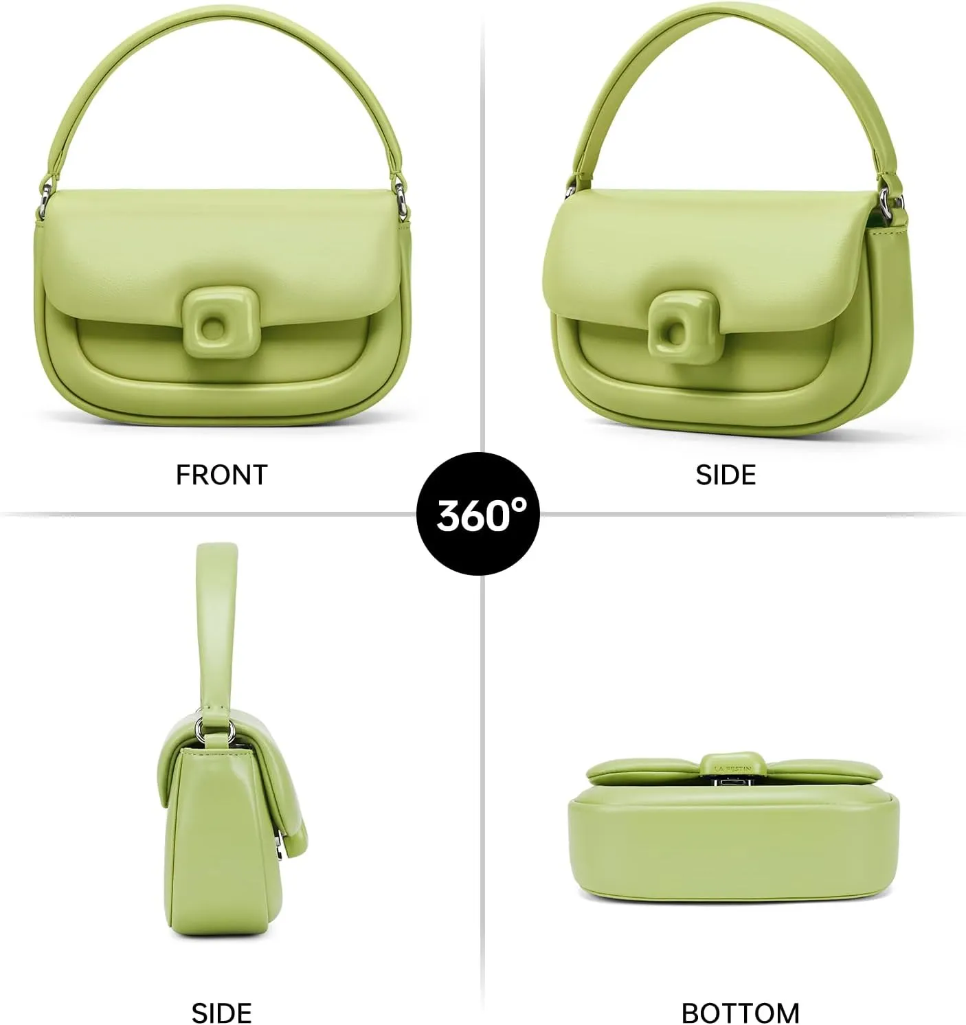 LAFESTIN Split Leather Small Crossbody Bags For Women With Adjustable Strap And Handle Versatile Womens Purses And Handbags