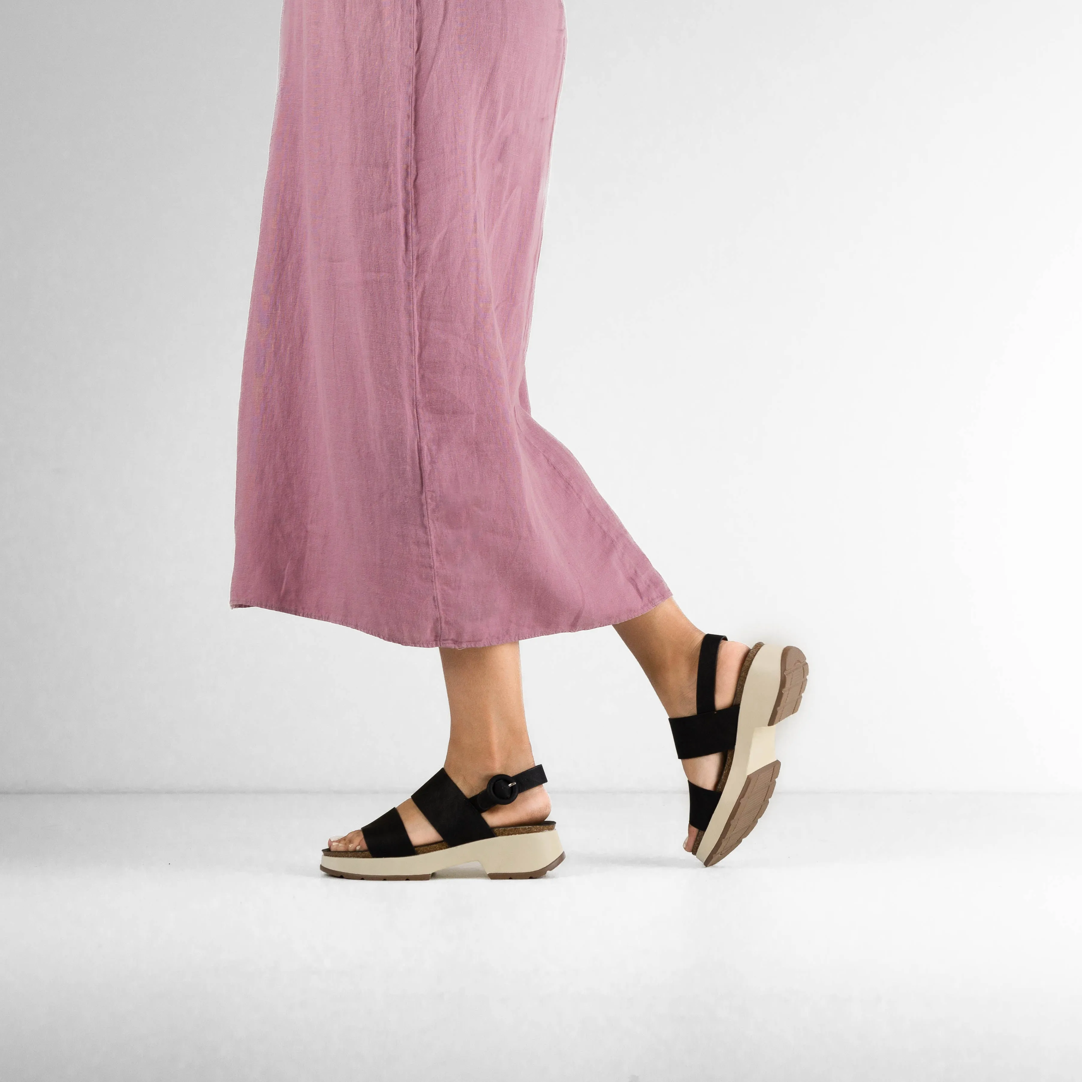 LAIN STRAPPY SLING-BACK SANDALS