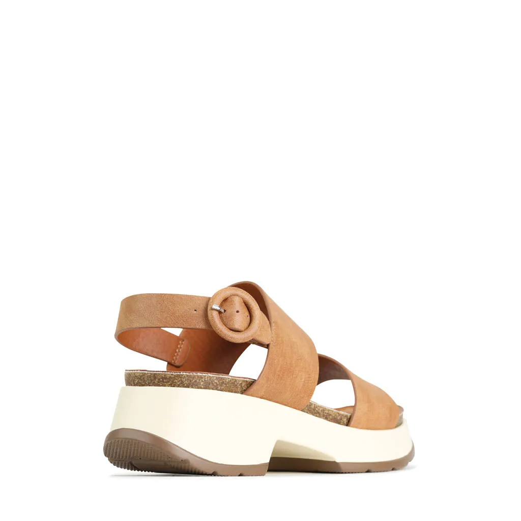 LAIN STRAPPY SLING-BACK SANDALS